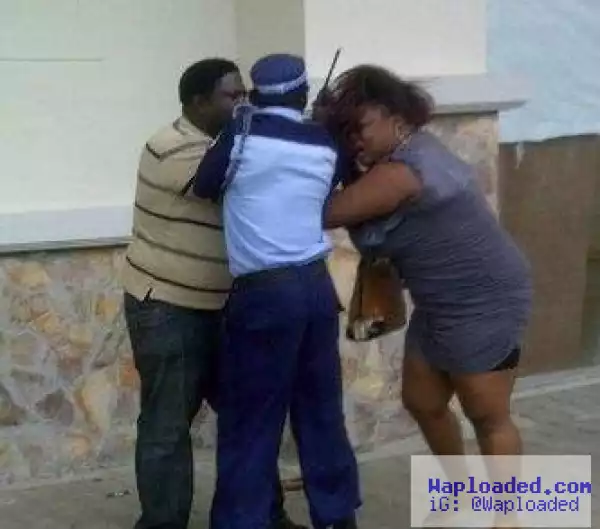 Wicked!! See Why Pregnant Woman Had To Run Into a Police Station To Stop Husband From Beating Her Over Sex